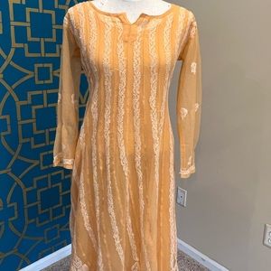 Creamsicle orange kurta
